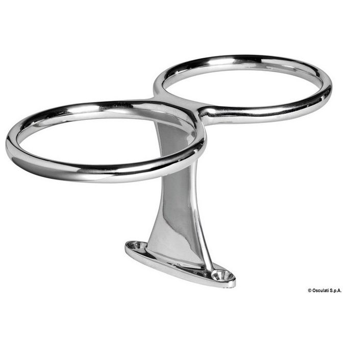 Image of Porta bicchieri inox doppio fissaggio a vite 48.429.22