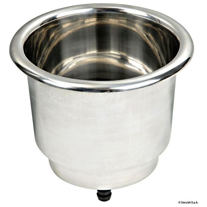 Image of Portabicchieri con drenaggio Delux Inox LED 48.430.11