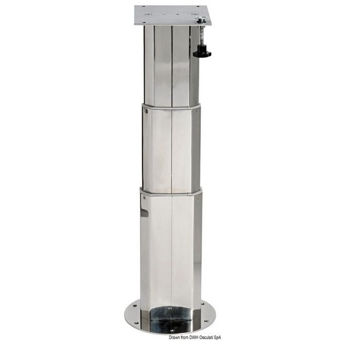 Image of Gamba telescopica in acciaio inox per tavolo 48.730.01