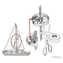 Coppia rotelle protezione Sailguard 57.373.40