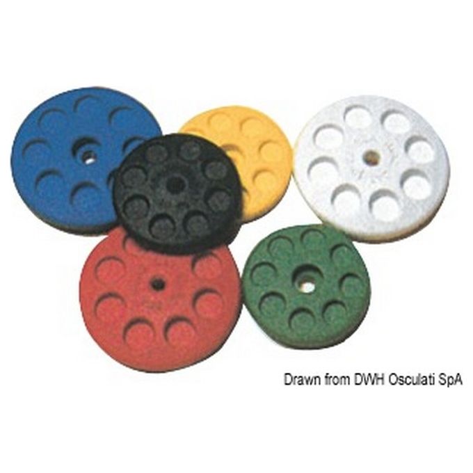 Maniglia trapezio a disco 52 mm gialla 60.202.01GI