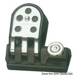 Passascotte con bozzello per rotaia 25/26 mm 61.592.01