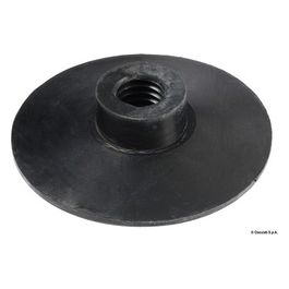 Portabandiera dritto nero 75mm 66.233.00