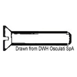 Viti svasata goccia taglio 8X70 AISI 304 MET/TS8X70 A2-963-08X070
