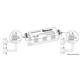 Osculati Amplificatore Bluetooth 4 ali 