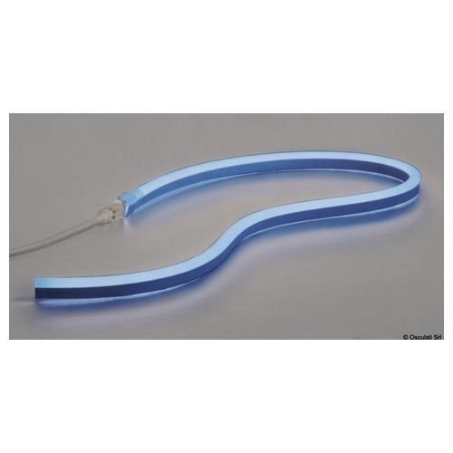 Osculati Barra luminosa led flessibile NeonLight 24V blu 