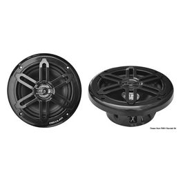 Osculati Casse stereo doppio cono nere 6,5" - 2X120W 