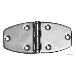Cerniera inox trapezoidale 153x75x3,6mm 