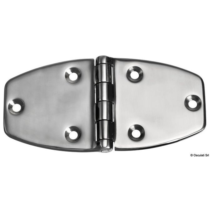 Osculati Cerniera inox trapezoidale 153x75x3,6mm