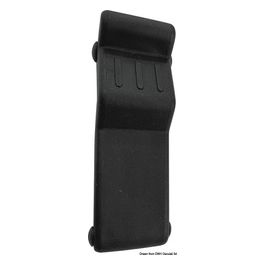 Chiusura gavone gomma nera 96x29mm 