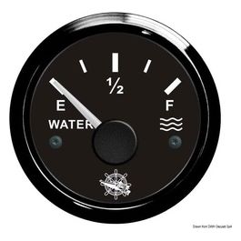 Osculati Indicatore livello acqua 10-180 Ohm nero/nera 