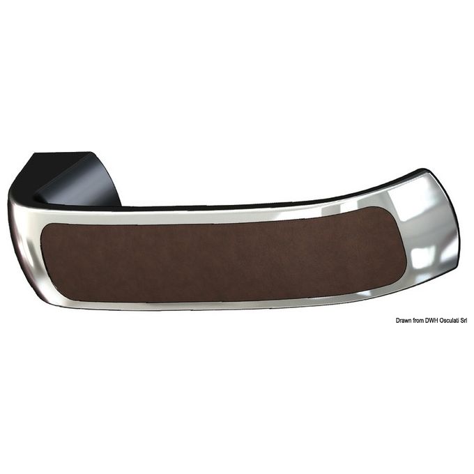 Image of Osculati Maniglie Leather con blocco int e sblocco est DX