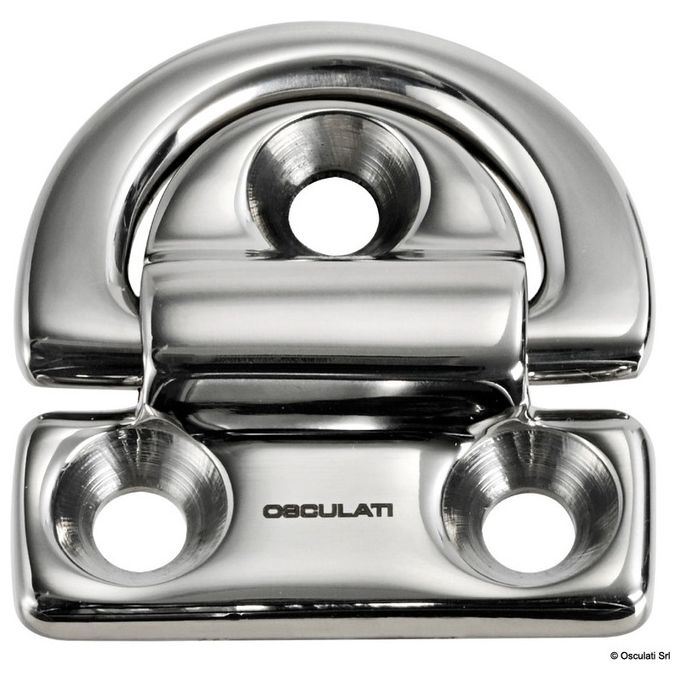 Image of Osculati Pad eye 46x46 mm anello 6 mm BL 2200 kg