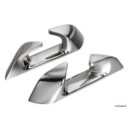 Passacavo inox Capri angolato 120mm (SX+DX) 