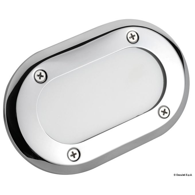 Image of Osculati Plafoniera Led incasso ottone cromato 12V 20W