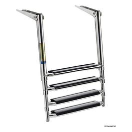 Scaletta telescopica BIG per plancetta 4 gradini 