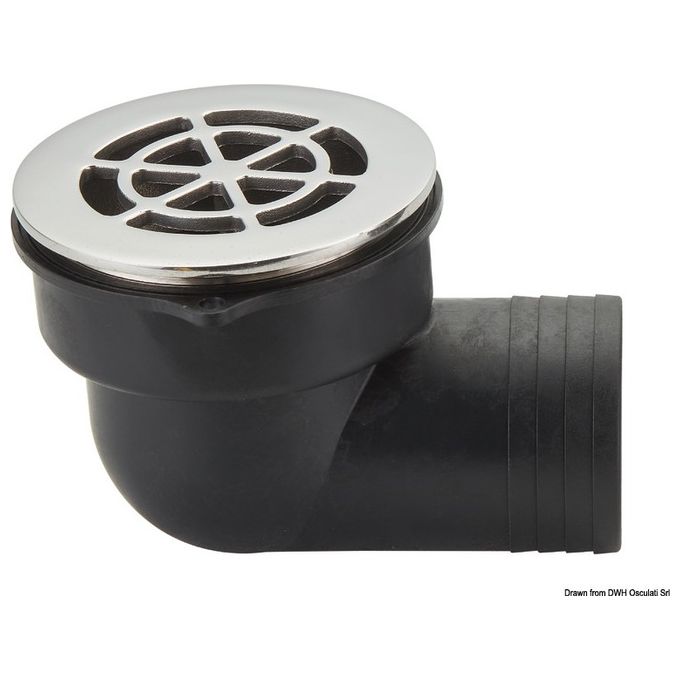 Image of Osculati Scarico a pozzetto con flap antireflusso diametro 2''