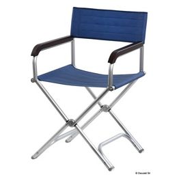 Sedia pieghevole Director poliestere blu 