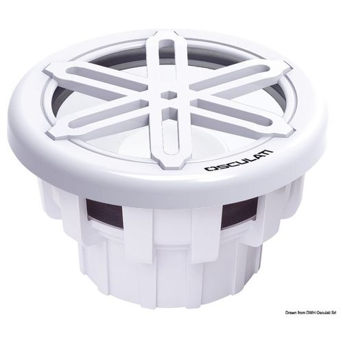 Osculati Subwoofer 10" bianco - waterproof - UV resistant 