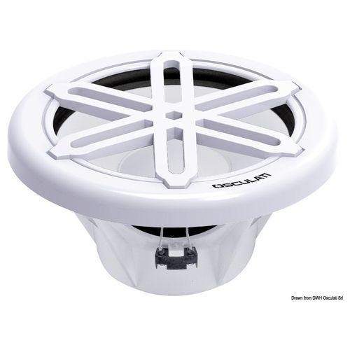 Osculati Subwoofer 8" bianco - waterproof - UV resistant 