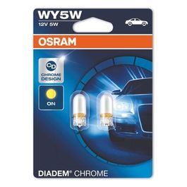 Osram 12V Diadem Chrome 2827DC-02B - WY5W - 5W - W2,1x9,5d - 2 pz - Blister - Arancio