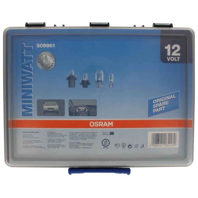 Osram 12V Miniwatt, box assortito 180 pz - 1 pz Scatola Plastica