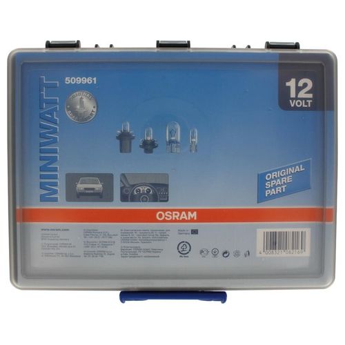 Osram 12V Miniwatt, box assortito 180 pz - 1 pz Scatola Plastica
