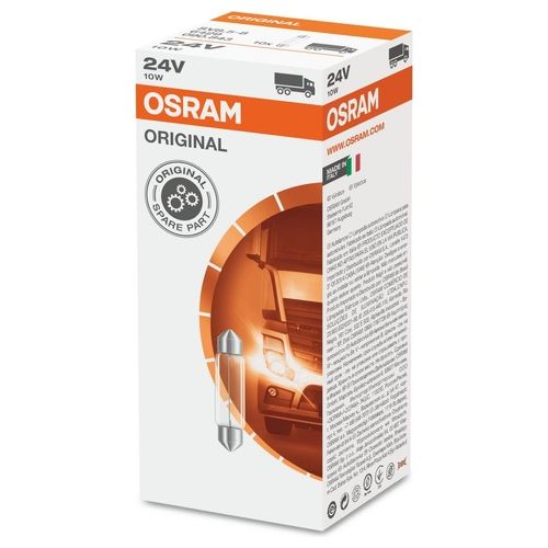 Osram 24V Original Line - 11x41 mm - 10W - SV8,5-8 - 1 pz  - Sfuso