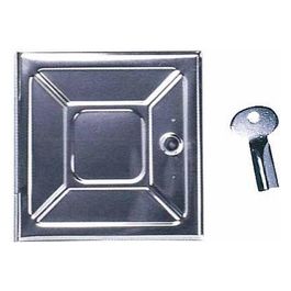 Portina Camino Lamiera Zn 18,5X18,5 Chiave