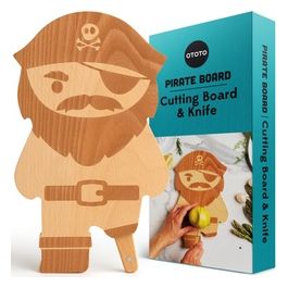 Pirate Board Tagliere con Coltello