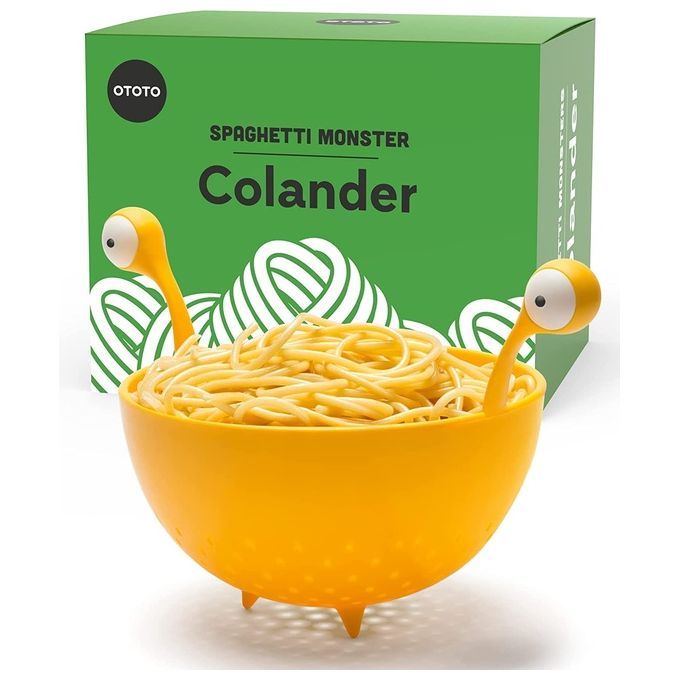 Ototo Spaghetti Monster Giallo Scolapasta