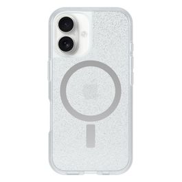Cover per iPhone 16 Serie Prefix Stardust Trasparente/Glitterato