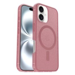 Cover per iPhone 16 Symmetry Seires Clear MagSafe Trasparente/Rosa
