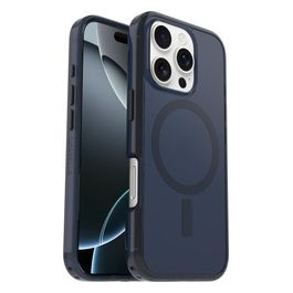 Cover per iPhone 16 Pro Symmetry Seires Clear MagSafe Trasparente/Blu
