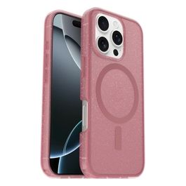 Cover per iPhone 16 Pro Symmetry Seires Clear MagSafe Trasparente/Rosa