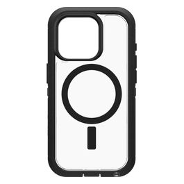 OtterBox Defender XT Cover per iPhone 15 Pro con MagSafe Clear/Nero