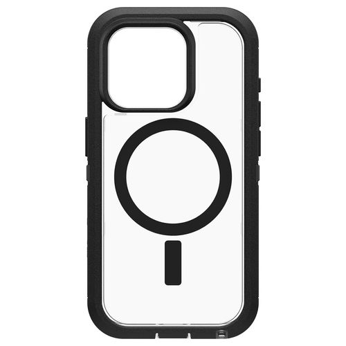 OtterBox Defender XT Cover per iPhone 15 Pro con MagSafe Clear/Nero