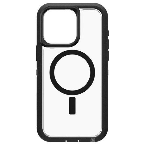 OtterBox Defender XT Cover per iPhone 15 Pro Max con MagSafe Clear/Nero