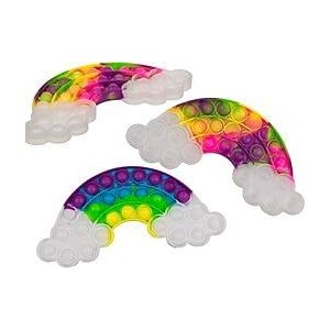 Out Of The Blue Pop Toy Fidget Arcobaleno Multicolore