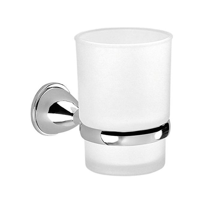 Gedy Porta Bicchiere Genziana Cromato Metallo 9,5x6,7x11 Cm