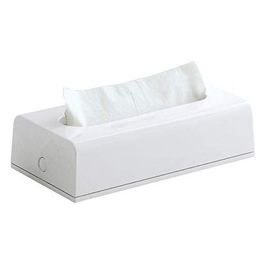 Porta Fazzoletti Bianco Abs 6,3x25,8x13,2 Cm