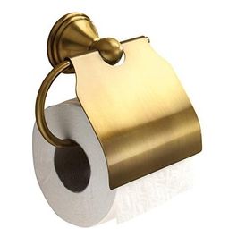 Portarotolo Romance Bronzo - Bronzo/Oro Metallo 13,7x16,4x7,7 Cm