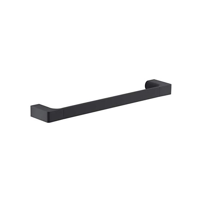 Gedy Portasciugamani Pirenei Nero Metallo 2,5x35x6,6 Cm