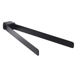 Portasciugamani Pirenei Nero Metallo 2,5x35x6,6 Cm