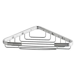 Porta Sapone Angolare Filo Dakota Cromato Metallo 3,5x19,3x19,3 Cm