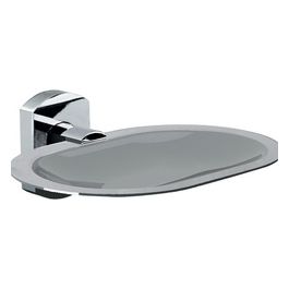 Porta Sapone Edera Plus Cromato Metallo 5,4x13x11,4 Cm