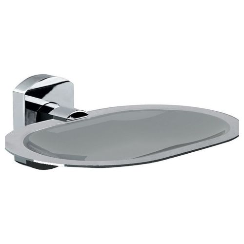 Gedy Porta Sapone Edera Plus Cromato Metallo 5,4x13x11,4 Cm