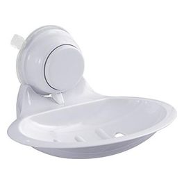 Porta Sapone Vesuvio Bianco Resina 11x14x7,8 Cm