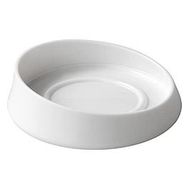 Porta Sapone Flou Bianco Resina 4x13,8x12,5 Cm