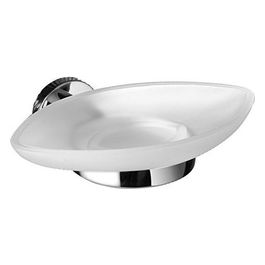 Porta Sapone Demetra Cromato Metallo 5,5x16x11,5 Cm